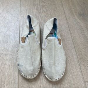 OluKai Shoes Womens Size 6 Kaula Pa'a Kapa Espadrilles Slip-On Beach Comfort